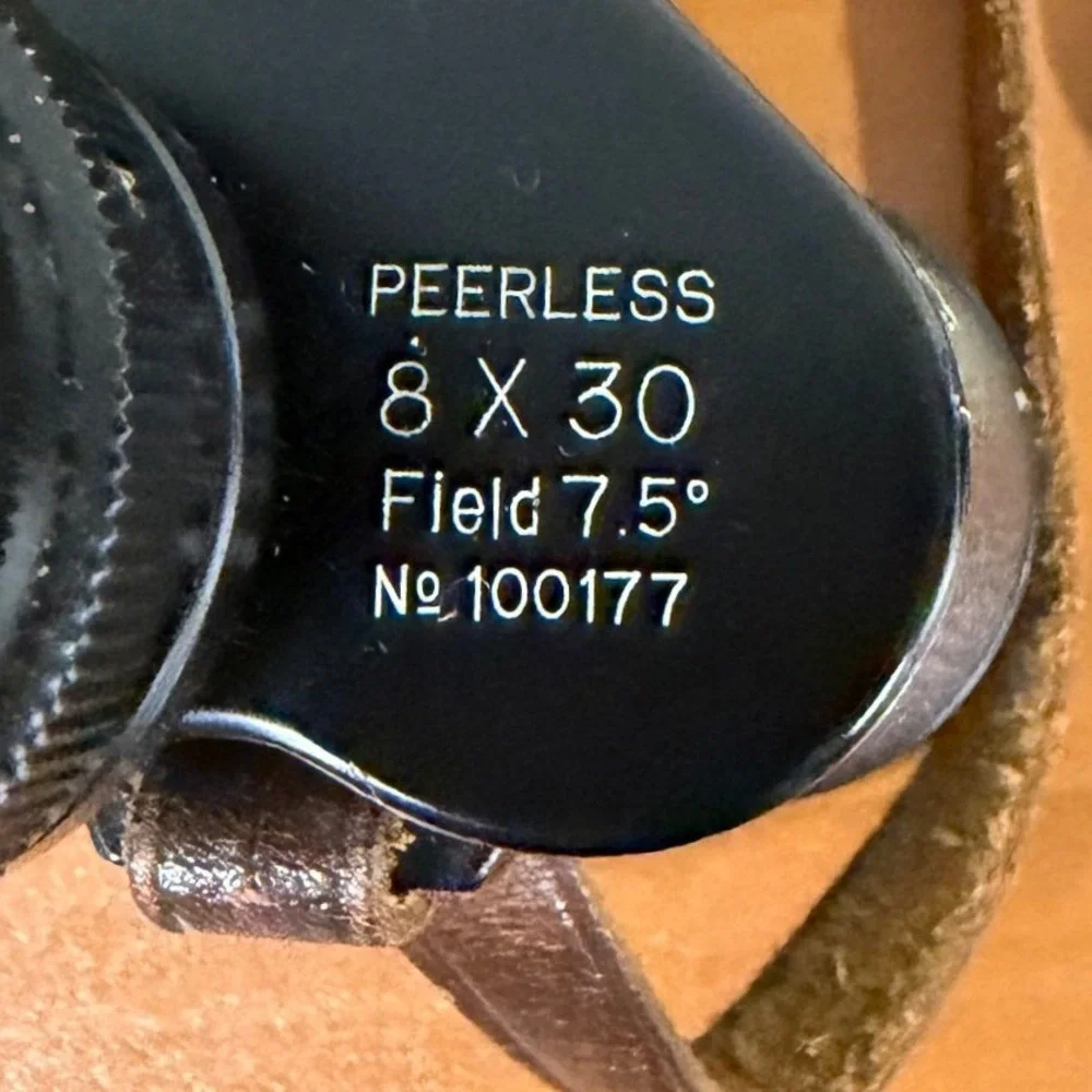 Vintage Hambletonian Peerless 8x30 Binoculars Japan Coated Optics Leather Case